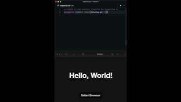 Check for the `color()` function support by using the at-rule `@supports`