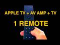 The Only Remote You Need: Apple TV + Old TV + Receiver (SofaBaton X1S)