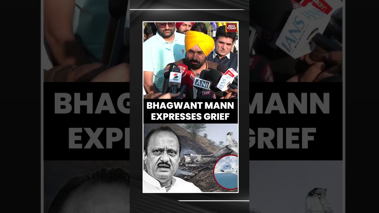 Punjab CM Bhagwant Mann Expresses Grief | Ajit Pawar Plane Crash