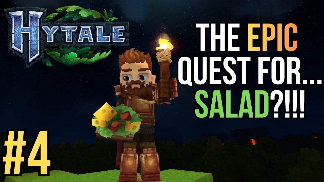 Hytale Cosy Let's Play | Episode 4 - The EPIC Quest for...Salad?!!
