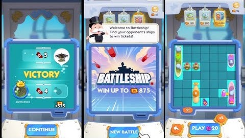 BATTLESHIP - NEW EVENT MONOPOLY GO | Carnival Games #battleship #monopolygo #carnival #games 