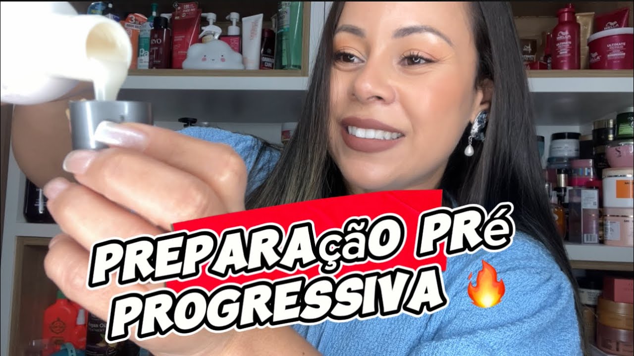 Preparando o cabelo para PROGRESSIVA- DIFERENTE🤪