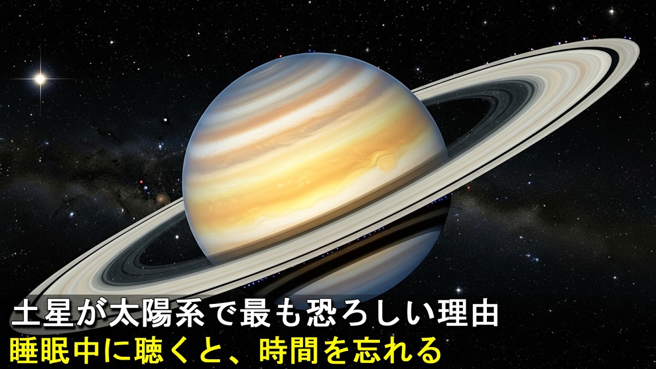 [睡眠ドキュメンタリー] なぜ土星は最も恐ろしい惑星なのか