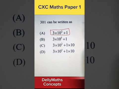 CXC|CSEC|Maths Paper 1