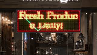 P10 Outdoor Scrolling Message Display Full Color Digital Message Display Board Programmable