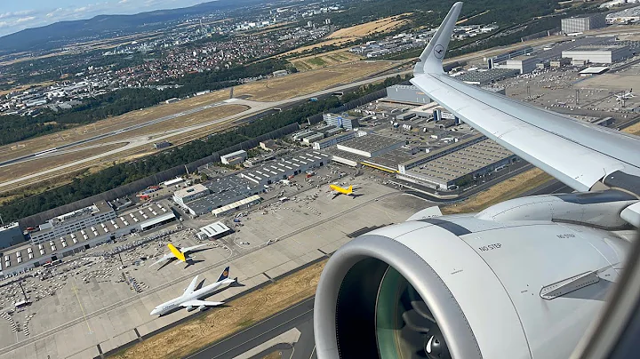 AIRPORT VIEW | Lufthansa A321neo Takeoff from Frankfurt Airport
