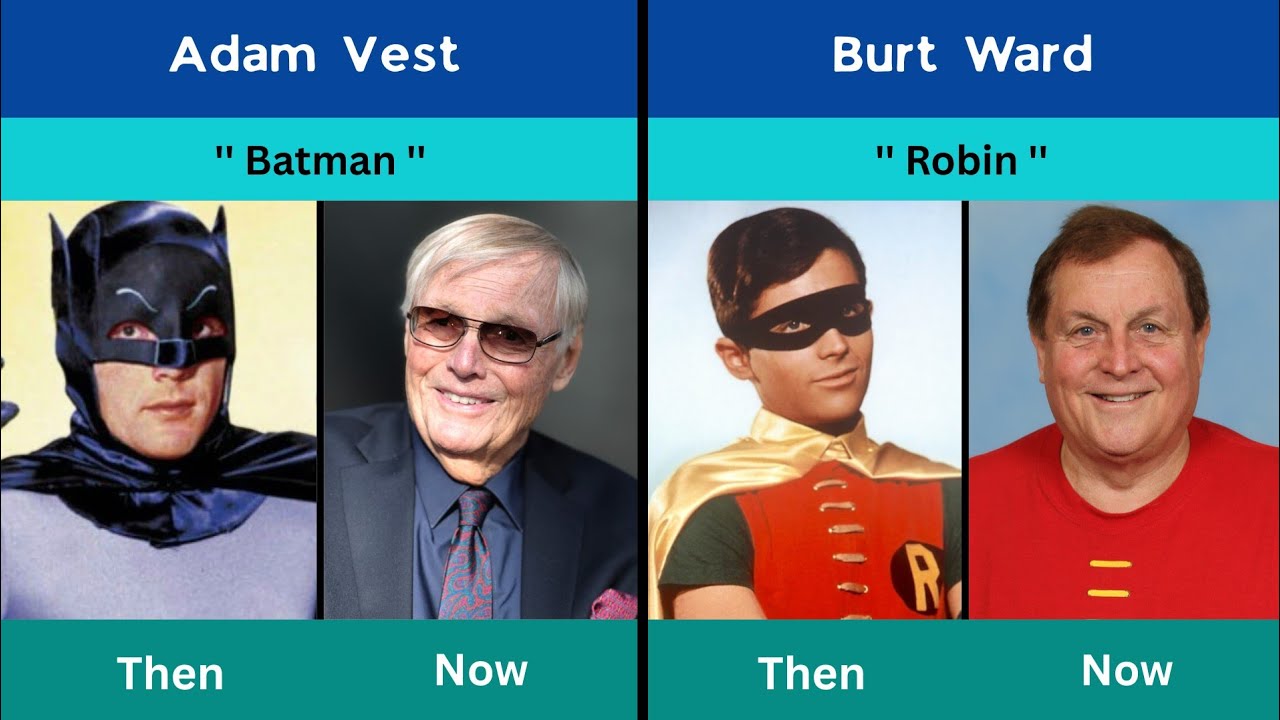Batman (1966) Cast Then And Now