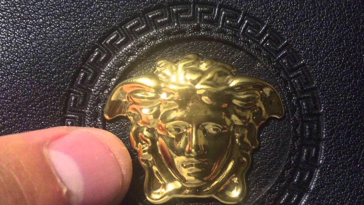 Versace Wallet (Black & Gold) - YouTube