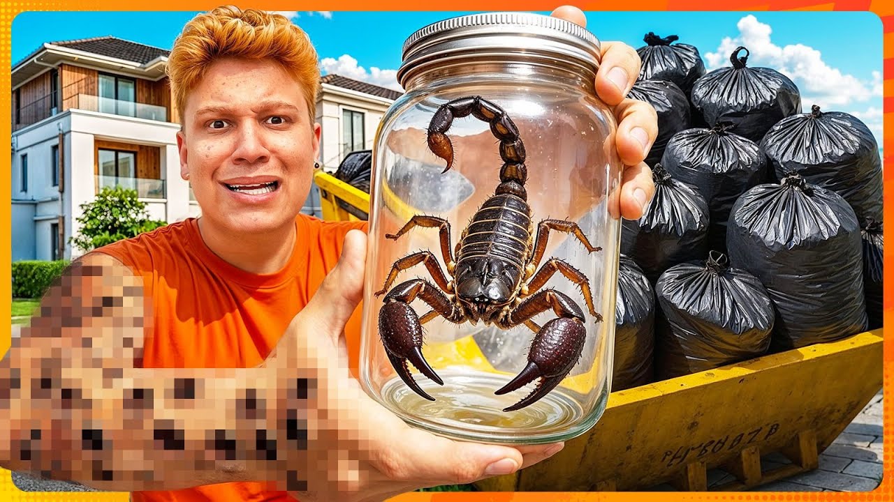 UM ESCORPIÃO VENENOSO ME PICOU!