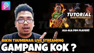 Cara Bikin Thumbnail Youtube Live Streaming Menggunakan Picsart‼️Versi Lokapala Moba screenshot 4