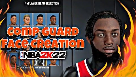 THE BEST COMP GUARD FACE CREATION IN NBA 2K22!