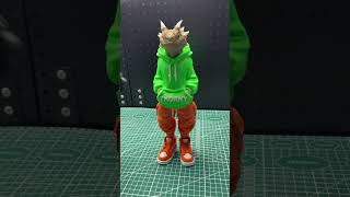 Thorny devil lizard urban vibes NO AMS multipart 3MF STL file 3d print model #3dprinting