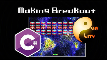 Creating a Game using C-Sharp and Duality2D - Breakout (Timelapse)