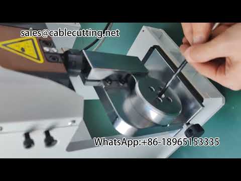 Wire Harness Equipment Stripping Machine with Four-Point Crimp Moulds