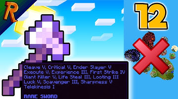 Stranded: Episode 12 - GETTING OP ENCHANTS | Hypixel Skyblock