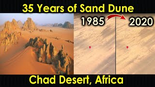 Chad Desert | Sand Dune Migration | Africa | 35 Years Time Lapse | America | Purushotam Academy