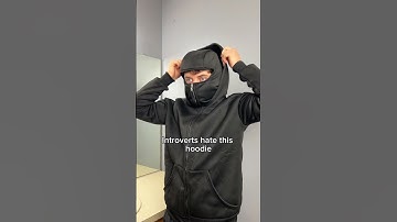 just kidding i love this hoodie as introvert!