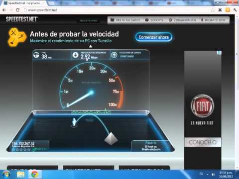 Test de velocidad online gratis