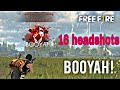 Freefie world highest headshots(16 headshots)||kk gaming