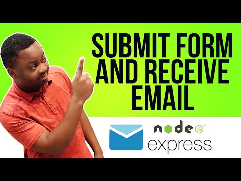 Submit a form and receive email - Express + Nodejs + Nodemailer + MailGun