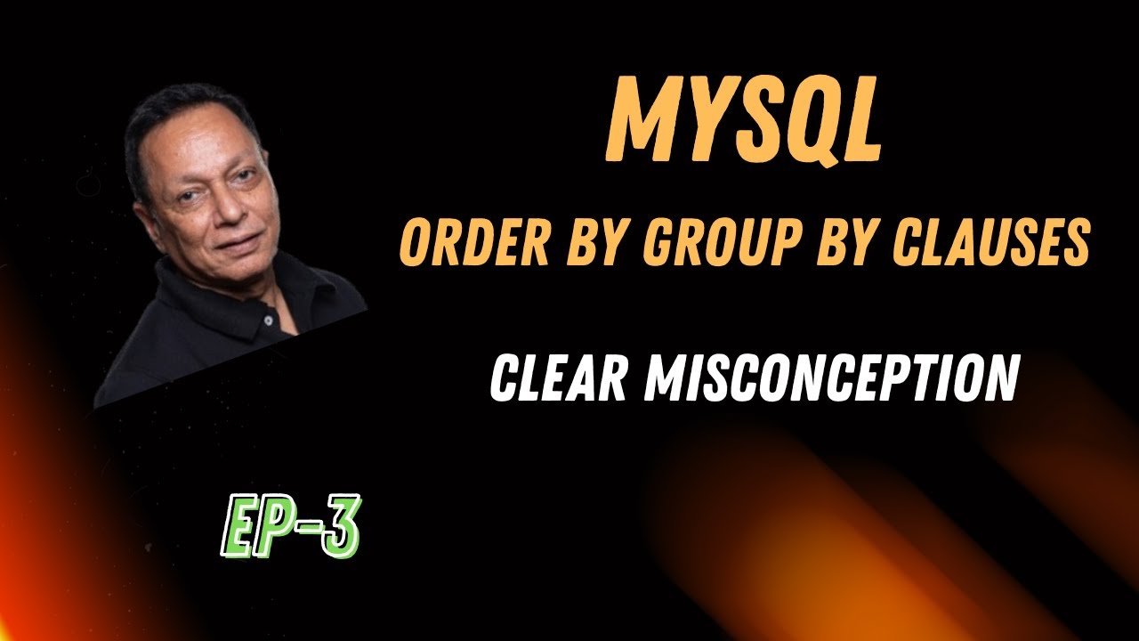 Order by | Group by | Where clause | Having clause in an SQL query ...