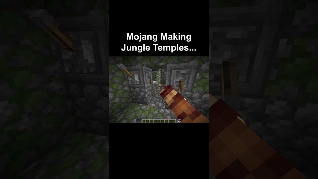 Mojang Making Jungle Temples...