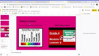 Eureka Grade 4 Module 6 Lesson 9 Overview