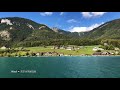 Wolfgangsee (Lake Wolfgang), Austria in 4K. Sept. 2018.