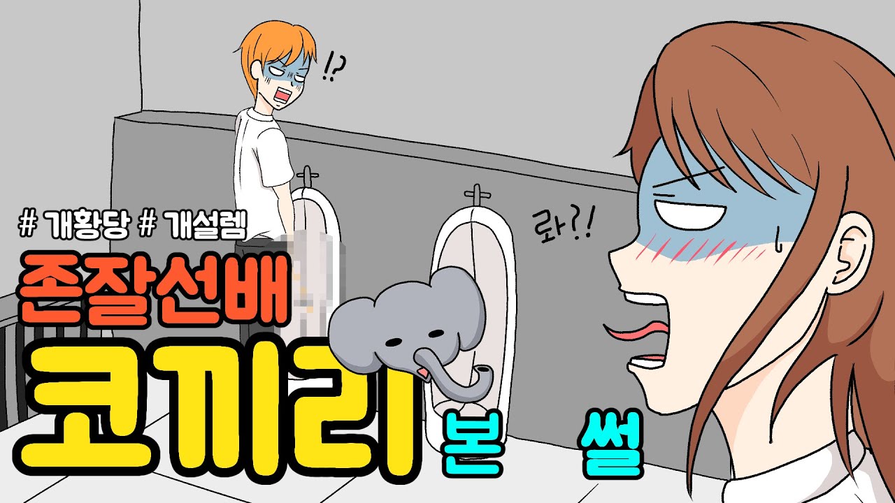 (영상툰)존잘선배 코끼리 본 썰 [썰툰][영상툰][사연툰][웃긴썰][설렘썰][개개툰]Cartoon|Animation| - YouTube