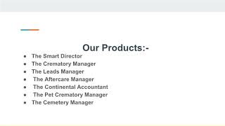 Funeral Home Software