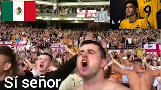 🇲🇽Wolves fans singing Raúl Jiménez song Sí señor at various stadiums