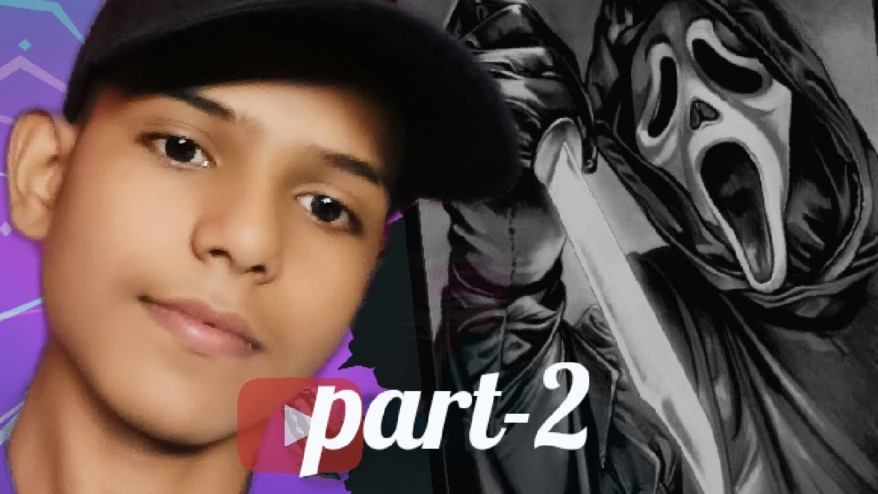 HOW To MAKE GHOST Face SKETCH 