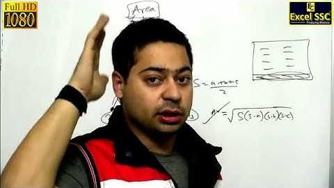 IMPORTANT: Maths AREA FORMULAS - SSC Online Classes  (Excel SSC Coaching Classes)