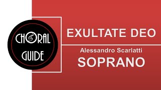 Exultate Deo - SOPRANO | A Scarlatti