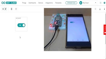 Arduino Iot Cloud でスマホとESP32の双方向通信テスト（LEDの遠隔操作）