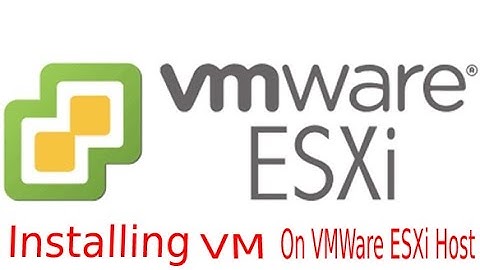 How To Create a Virtual Machine On An VMWare ESXi Host | Windows Server 2016 Installation.