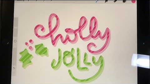 3D Candy Cane for Procreate Demo