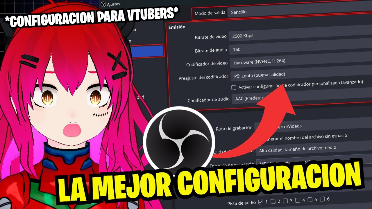 La mejor configuracion de OBS para Vtubers 🎮 (Facil y Rapido)