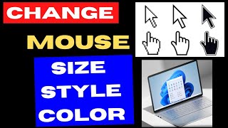 Change Mouse Pointer Size Style Color in Windows 11 / 10 Guide