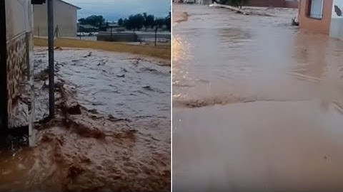Spagna, le piogge torrenziali provocano due morti a Toledo: le immagini del disastro