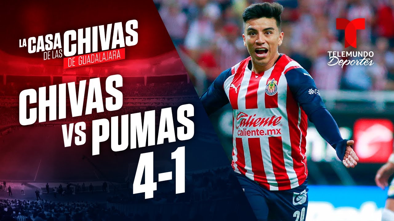 Highlights & Goals | Chivas vs. Pumas 4-1 | Telemundo Deportes - YouTube