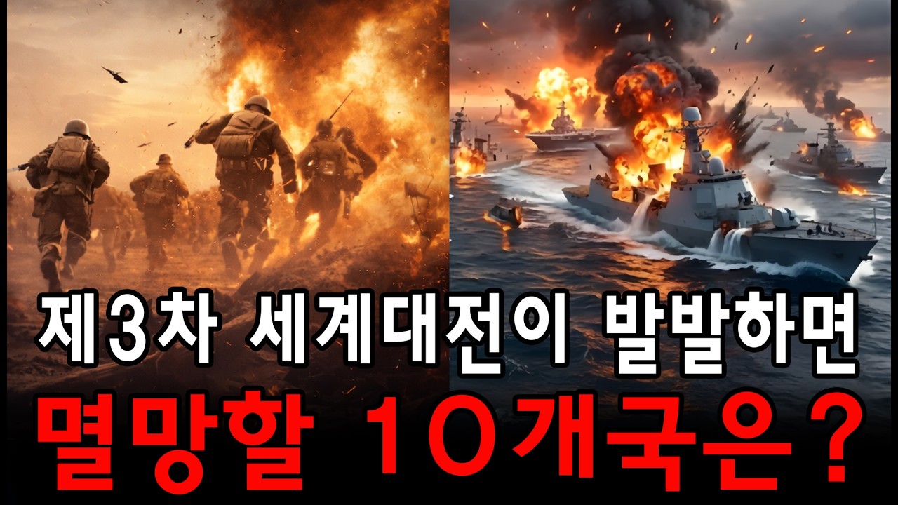 제3차 세계대전이 발발하면 멸망할 10개국! 가장 먼저 전장이 될 나라는 어디일까?