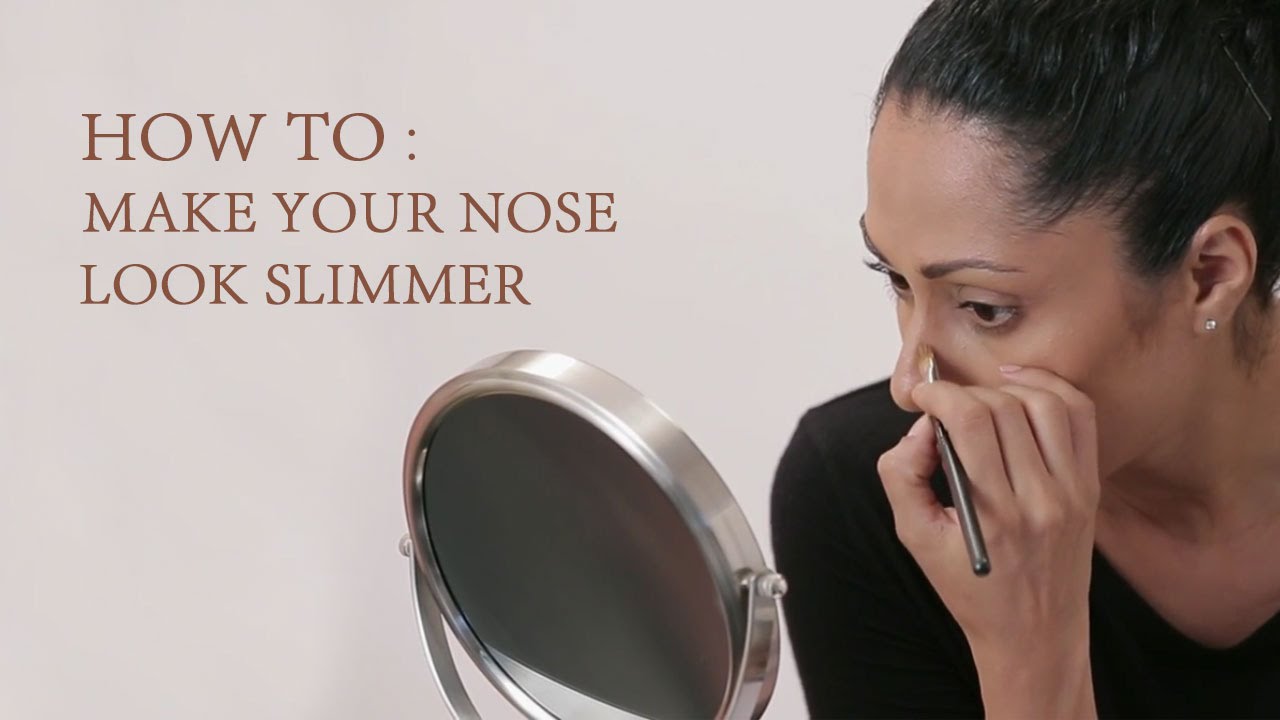 How To Make Your Nose Look Slimmer Nose Contouring Makeup Tricks