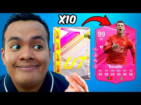 10 Sobres FUTTIE Eligen el Equipo de Cristiano Ronaldo 99