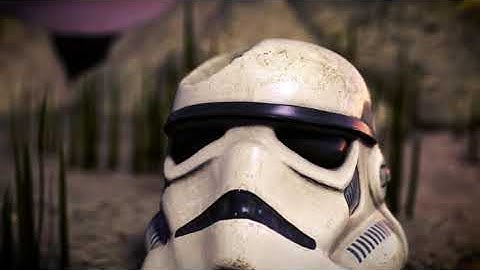 Element 3D Stormtrooper Helmet Test Animation Footage - After Effects Test - Mistakes Were Made!