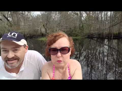 Xmas Eve Day on the boat in Floral City, Florida