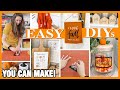 EASY & CHEAP FALL DIYs ANYONE can make! NO SKILL REQUIRED!