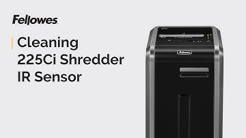 How to Clean 225Ci Shredder IR Sensor