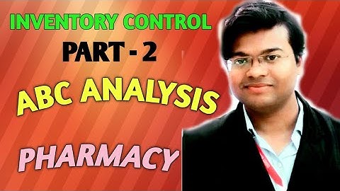 ABC ANALYSIS OR ABC TECHNIQUES : LEARN IN ONLY 10 MINUTES : INVENTORY CONTROL