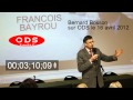 Bernard BOSSON - ODS RADIO 16 avril 2012 pour François Bayrou